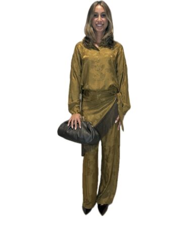 Pantalone+pareo frange