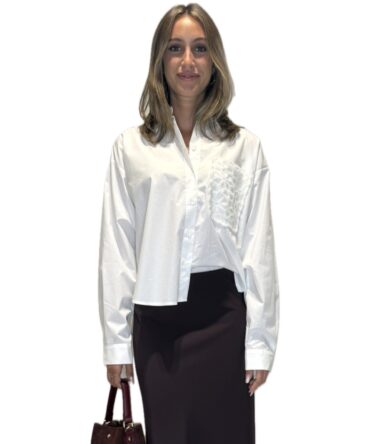 Camicia tasca paillettes