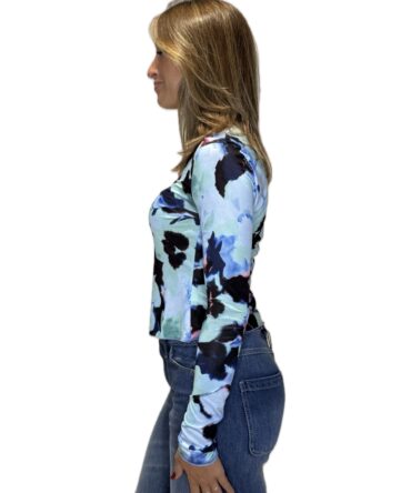 T shirt fiore acquerello Tensione In – foto 3