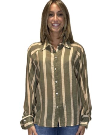 Camicia riga viscosa