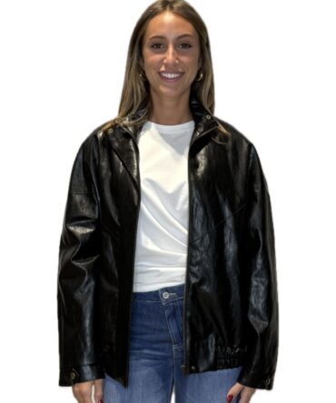 Donna Bomber over ecopelle