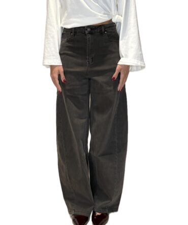 Pantalone barrel cotone