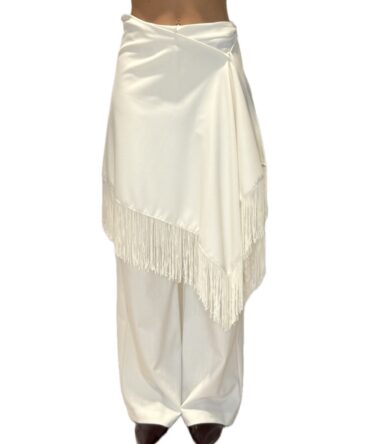 Pantalone con scialle+frange