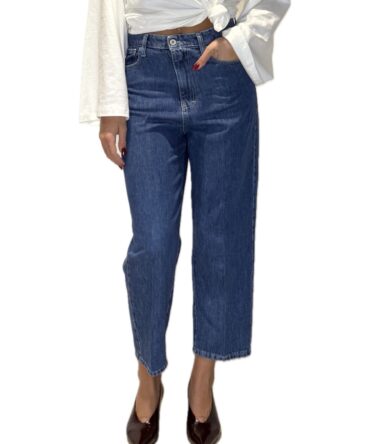 Jeans balloon piega