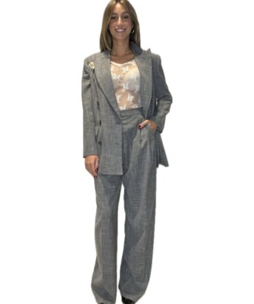 Pantalone pinces palazzo