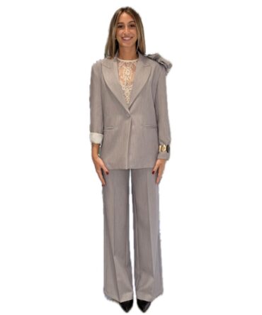 Pantalone palazzo elastico