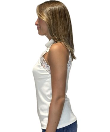 Top collo alette pizzo Imperial – foto 3