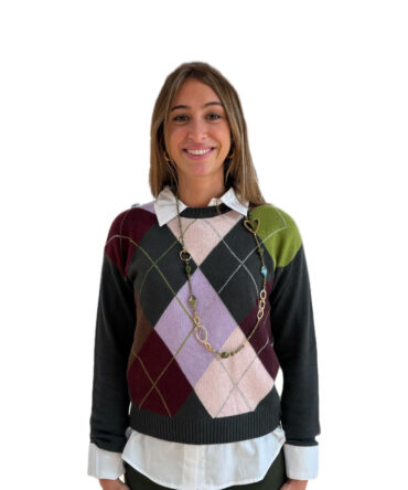 Maglia girocollo rombi